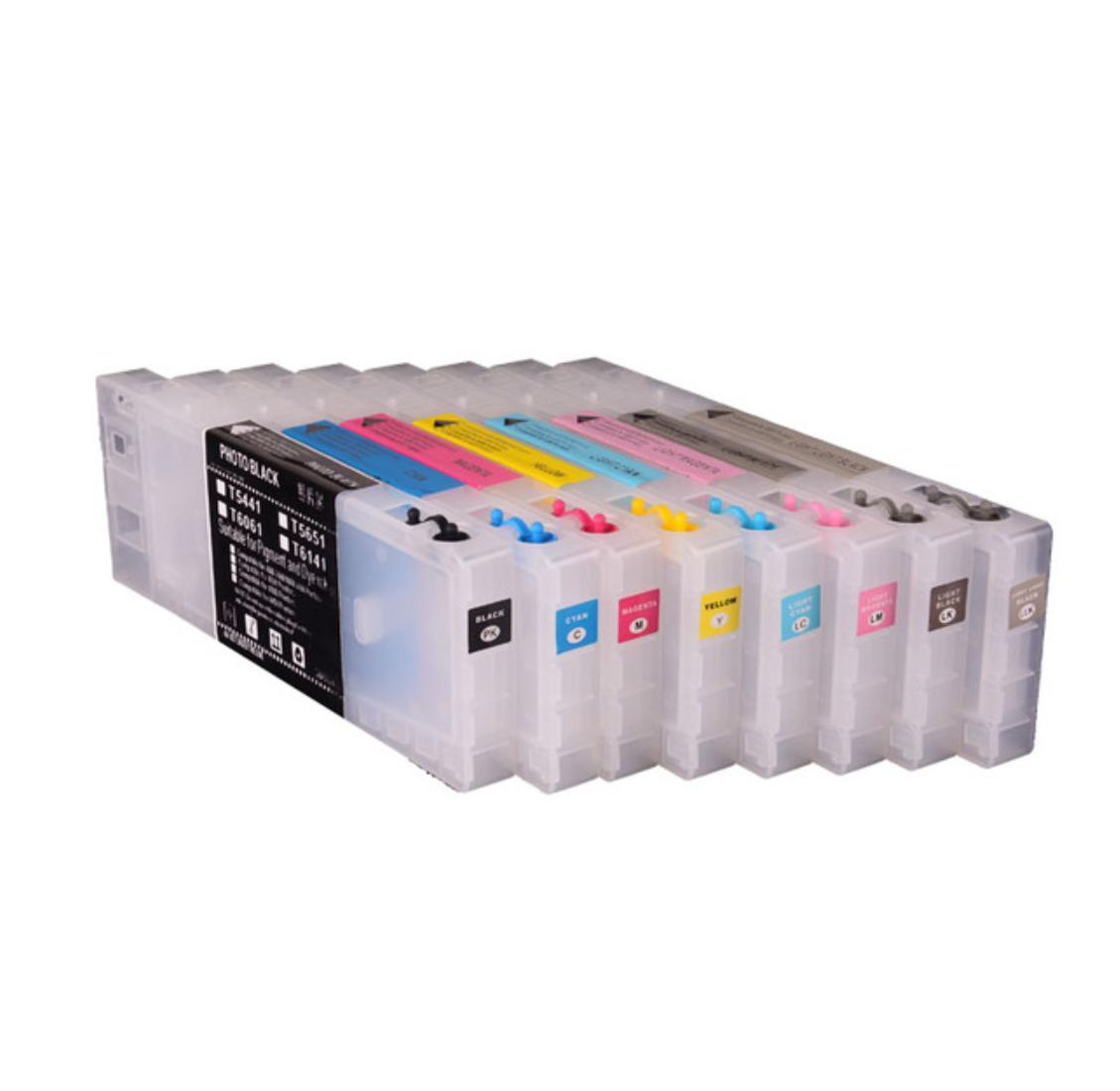 350ML Refillable Ink Cartridge with Resettable Chip for EP Stylus Pro 7880 9880 - Click Image to Close